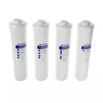 Система для фильтрации воды "Аквафор" Кристалл Эко Н, К3/КН/К7В/К7, 4-х ступенчатый, с краном, 2.5 л/мин