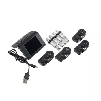 Система контроля давления в шинах TPMS, беспроводной модуль, 4 датчика в комплекте