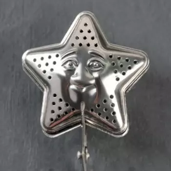 Сито для чая Доляна «Звезда», 16,5 см, нержавеющая сталь, цвет серебряный