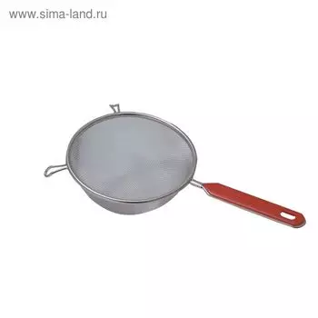 Ситечко Regent inox Pro, ручка пластиковая прутковая, d=10 см