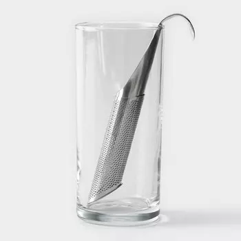 Ситечко для чая Grom, 14.5 см, серебристое