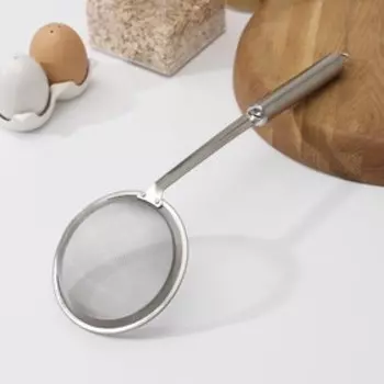 Сито для снятия пены Доляна Steel, 3311 см, цвет серебристый