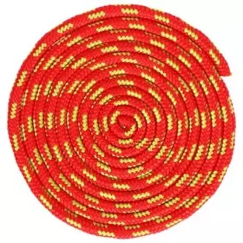 Скакалка для художественной гимнастики Grace Dance, 3 м, цвет красный/салатовый