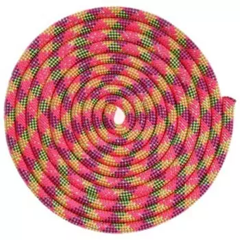 Скакалка гимнастическая утяжелённая, длина 3 м, цвет мультицвет, с люрексом