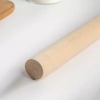 Скалка Доляна, дерево, 28 см