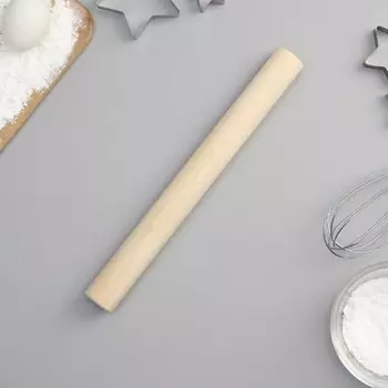 Скалка прямая Доляна, 303 см, берёза