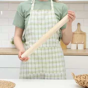 Скалка деревянная прямая Доляна, 504.3 см, берёза