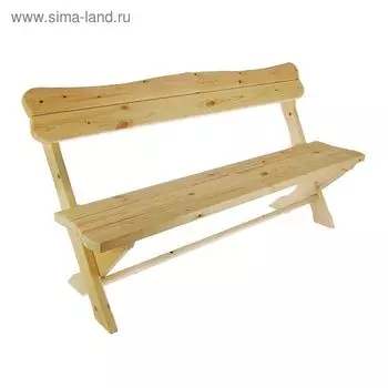 Скамья "Деревенская" 120х35х42 см