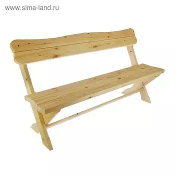 Скамья "Деревенская" 150х35х42 см