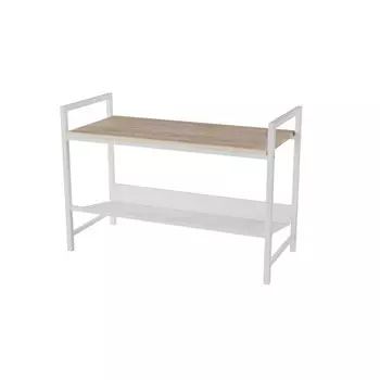 Скамья для прихожей «Хигс», 800 350 555 мм, МДФ, цвет дуб санремо / белый