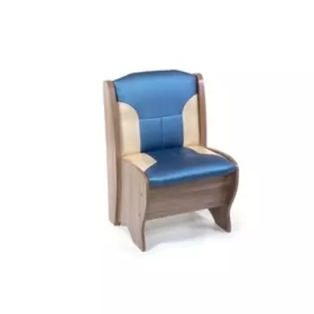 Скамья Лотос 550х500х840 Ясень тёмный/С.114 - С.101