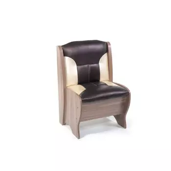 Скамья Лотос 550х500х840 Ясень тёмный/С.221 - С.101