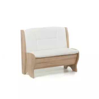 Скамья Лотос 950х500х840 Дуб сонома/Милк