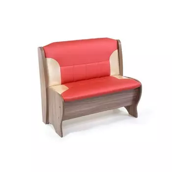 Скамья Лотос 950х500х840 Ясень тёмный/С.112 - С.101