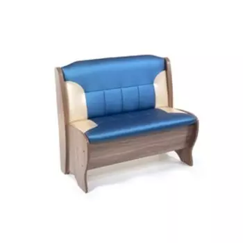 Скамья Лотос 950х500х840 Ясень тёмный/С.114 - С.101