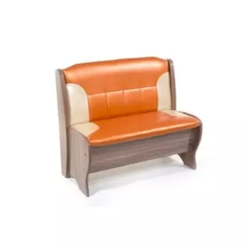 Скамья Лотос 950х500х840 Ясень тёмный/С.120 - С.101