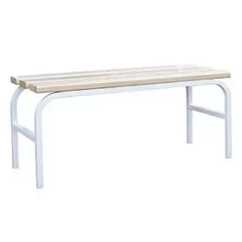 Скамья садовая без спинки, 60 × 35 × 45 см, одноместная