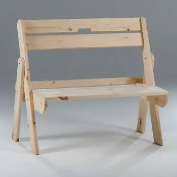 Скамейка складная, хвоя, 100х60х86 см