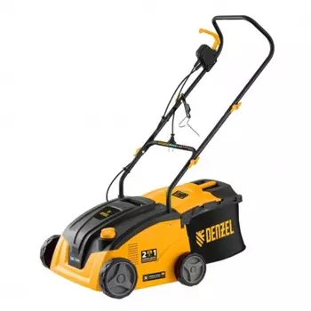 Скарификатор-аэратор Denzel SAE-1500, 220 В, 1500 Вт, глубина обработки -11/+5 мм, 32 см