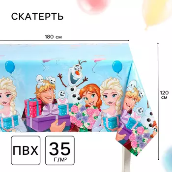 Скатерть 120х180 см, 35 мкр, Холодное сердце