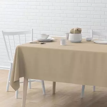 Скатерть «Билли», диаметр 170 см, цвет серо-бежевый