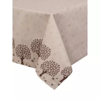 Скатерть Coffee tree, размер 140х150 см, цвет коричневый