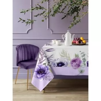 Скатерть диагональ «Виолет», размер 145х220 см