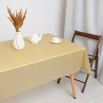 Скатерть для дачи «Хозяюшка», коричневая, 137274 см