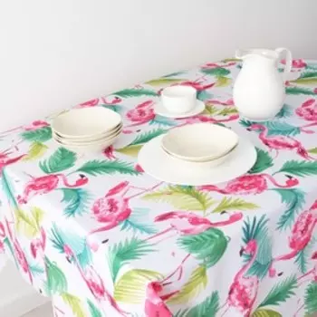 Скатерть «Доляна» Фламинго 110140 см, 100% п/э