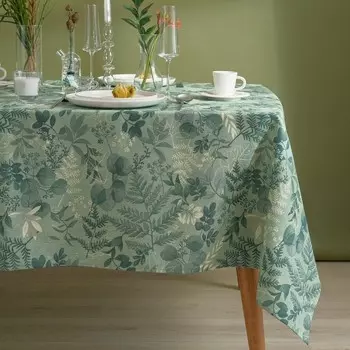 Скатерть «Доляна. Лесная прохлада», 110146 см, 50% хлопок, 50% п/э, рогожка 158 г/м