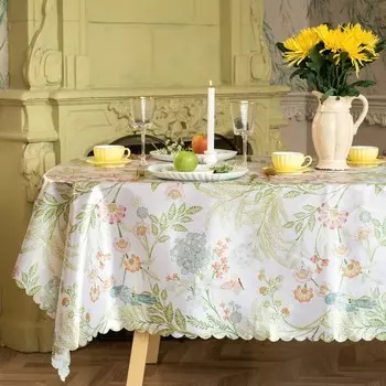 Скатерть «Доляна. Летние цветы» 145300 см, 100% п/э
