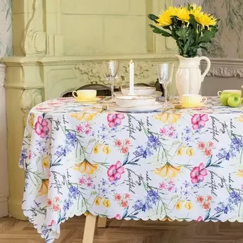 Скатерть «Доляна» Make all things beautiful 145180 см, 100% п/э