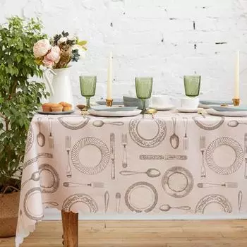 Скатерть Доляна «Приданое» 140180 см, 100% п/э