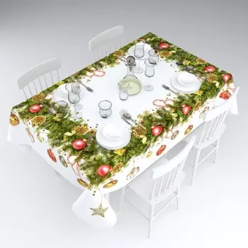 Скатерть «Двенадцать месяцев», размер 145x220 см