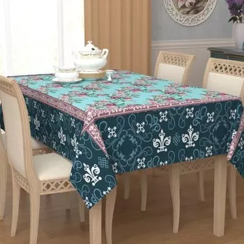 Скатерть «Греческая роза», размер 145x120 см