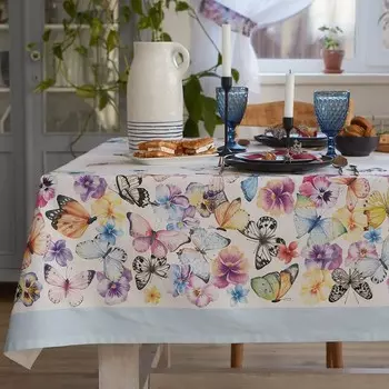 Скатерть «Этель. Бабочки», 110147 см, 100% хлопок, репс 210 г/м