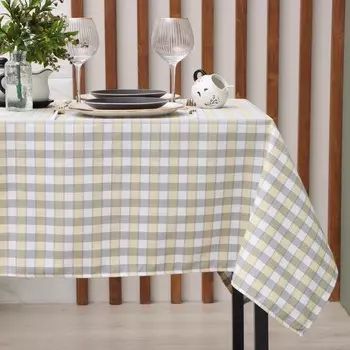 Скатерть «Этель», жёлтая, 140180 см, 100% п/э