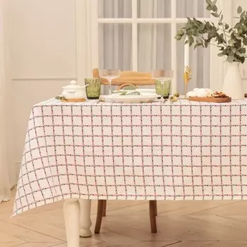 Скатерть Этель Flower Cage 149180 см, 100% хл, рогожка 186 г/м