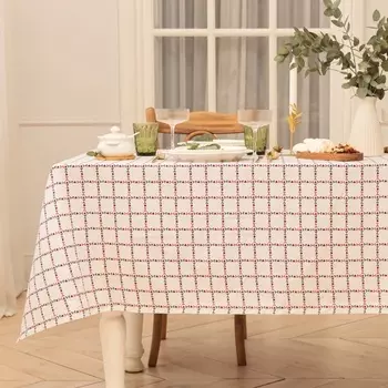 Скатерть Этель Flower Cage 149220 см, 100% хл, рогожка 186 г/м