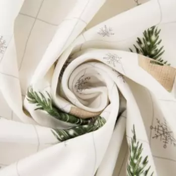 Скатерть новогодняя "Этель" Happy New Year 149х110см с ГМВО, 100%хл, 190г/м2