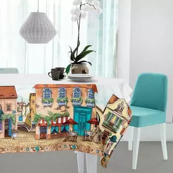 Скатерть «Этель: Италия», 220 150 см, хлопок 100 %, саржа, 190 г/м