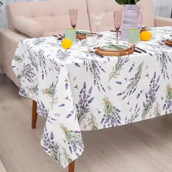 Скатерть «Этель» Lavender, 149110 см, 100% хлопок, саржа 190 г/м
