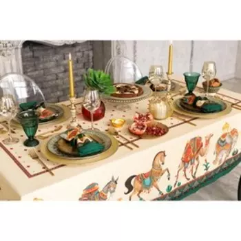 Скатерть «Этель. Нью-Дели», 110145+/-3 см,100 % хлопок, саржа 190 г/м