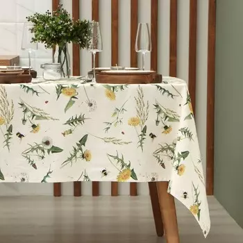 Скатерть «Этель. Одуванчики», 146110 см, 100% хлопок, саржа 178 г/м