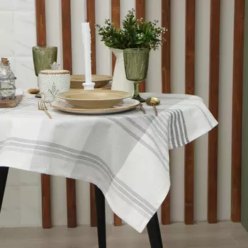 Скатерть Этель "Полосы" (вид 1) 76х76 см, 100% хл