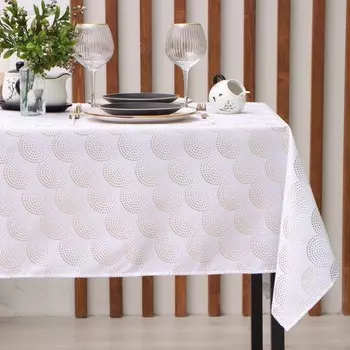 Скатерть "Этель" с тиснением 100*140 ±5 см, 100% п/э, 120гр/м2