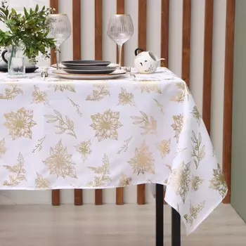 Скатерть "Этель" с тиснением 140*180 ±5 см, 100% п/э, 120гр/м2