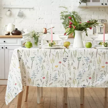 Скатерть «Этель» Wild flowers, 149110 см, 100% хлопок, репс 210 г/м