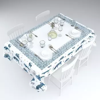 Скатерть «Кай и Герда», размер 145x120 см