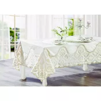 Скатерть «Клименция», размер 150х220 см, цвет бежевый